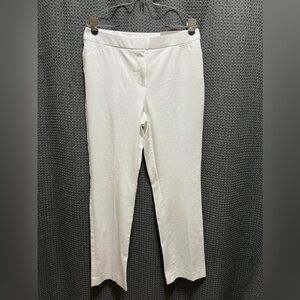 Chico’s Secret Stretch Straight Leg White Pants. NWT!!!